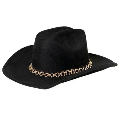 Classic cowboy hat with buckle