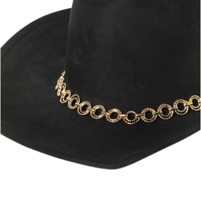 Classic cowboy hat with buckle